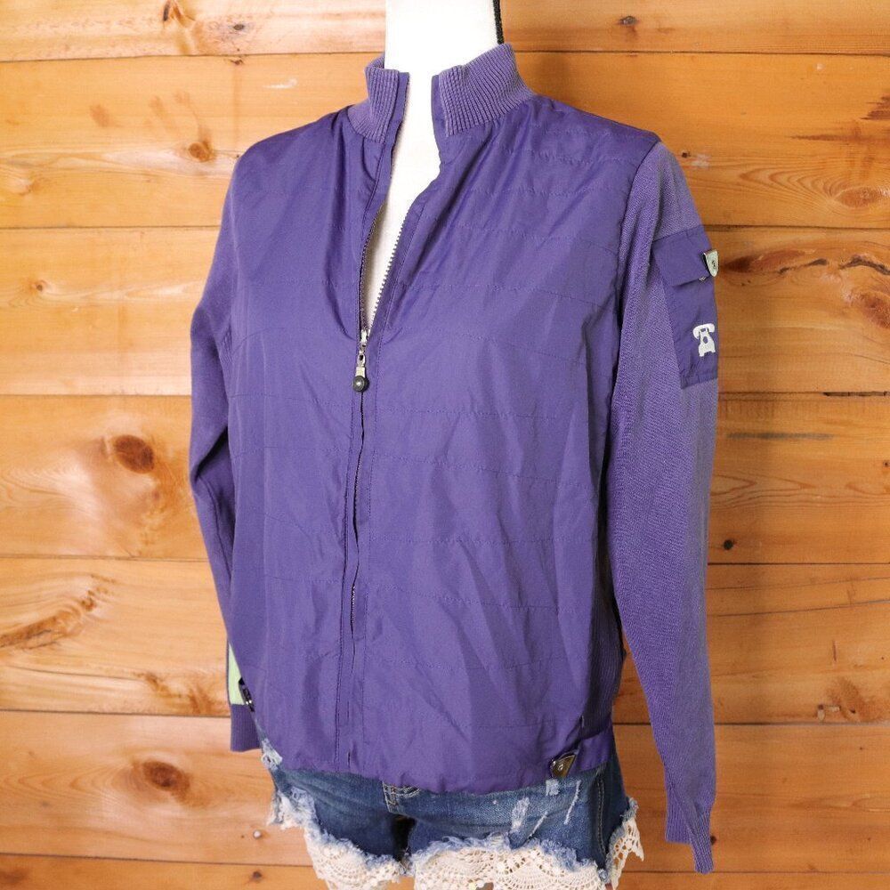 Jamie Sadock | Silk‎ Athletic Full Zip Up Medium